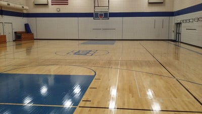 Middle School Gym Floor Refinishing - Photo Number 3