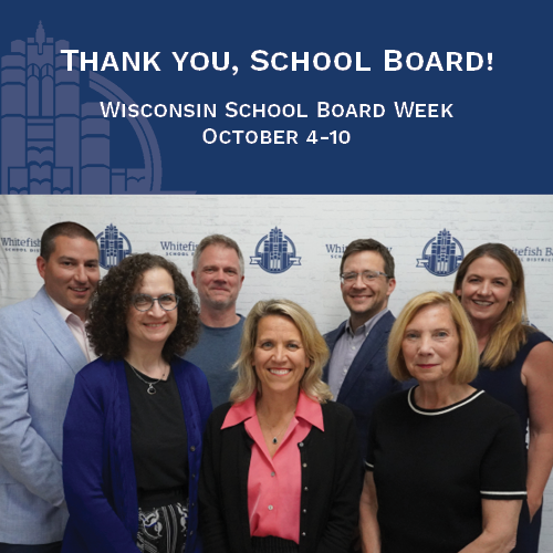 Thank you, School Board! Photo of Board members