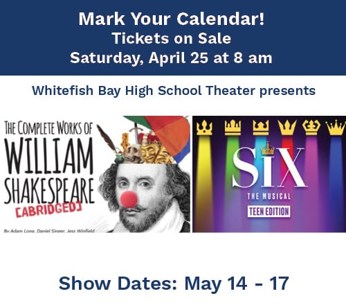 Mark Your Calendars! Tickets on Sale Soon for the Spring Production