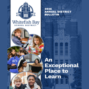 2026 Annual Bulletin Cover with images of students