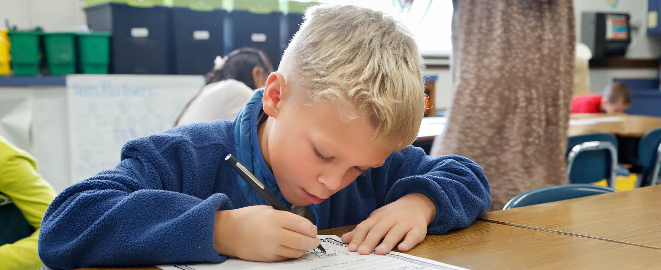 Cumberland student writing