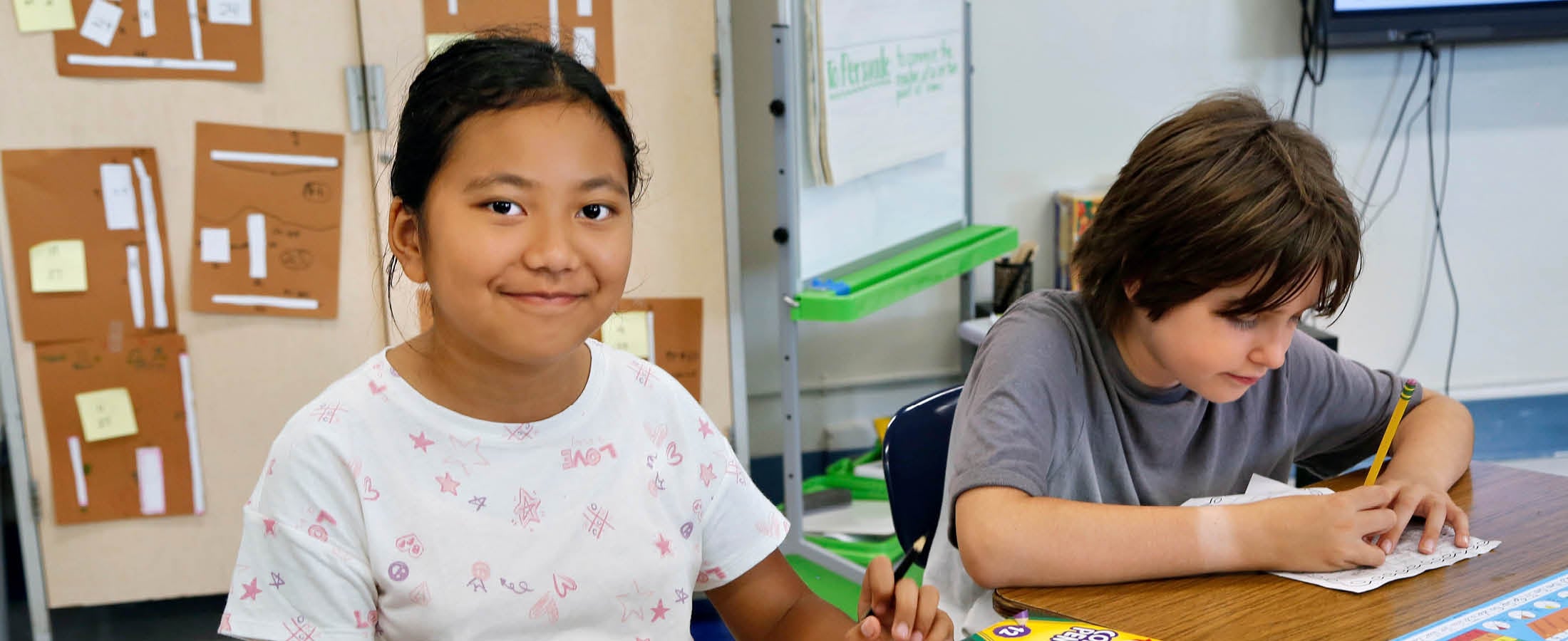 Students at desk