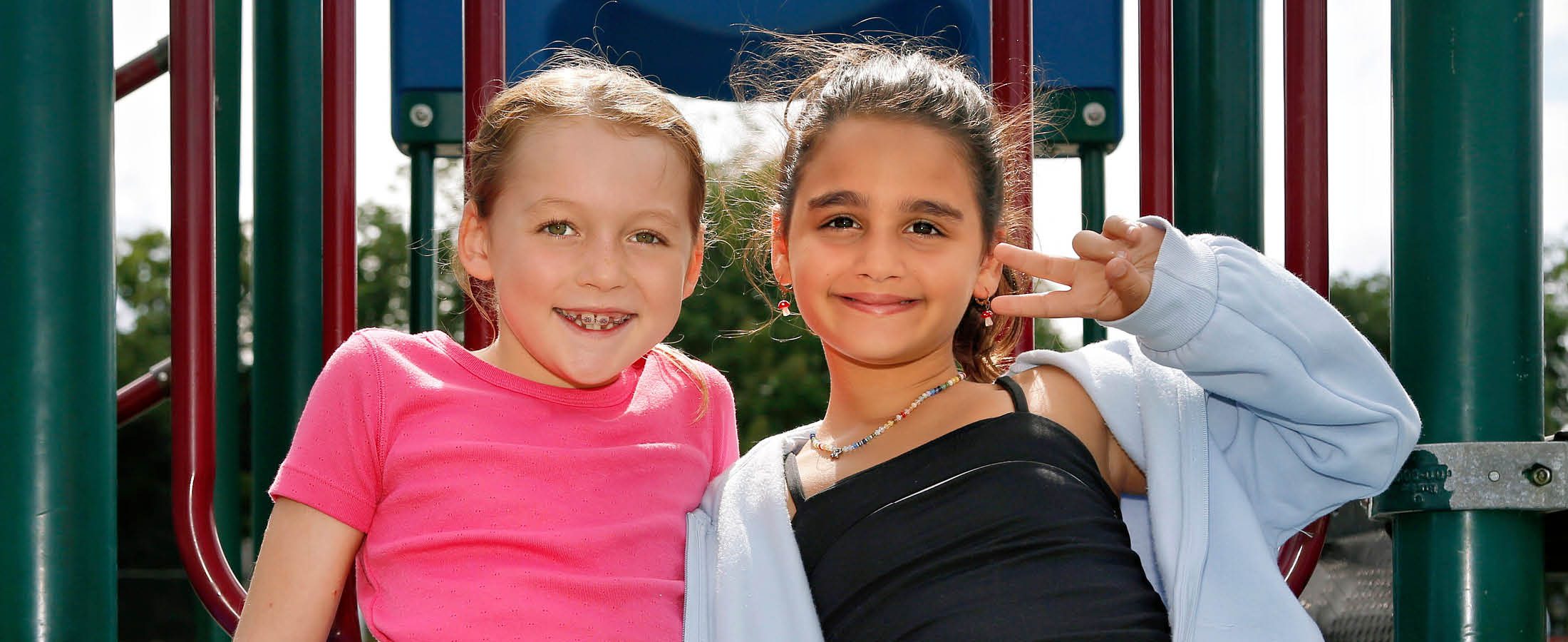 Students smiling