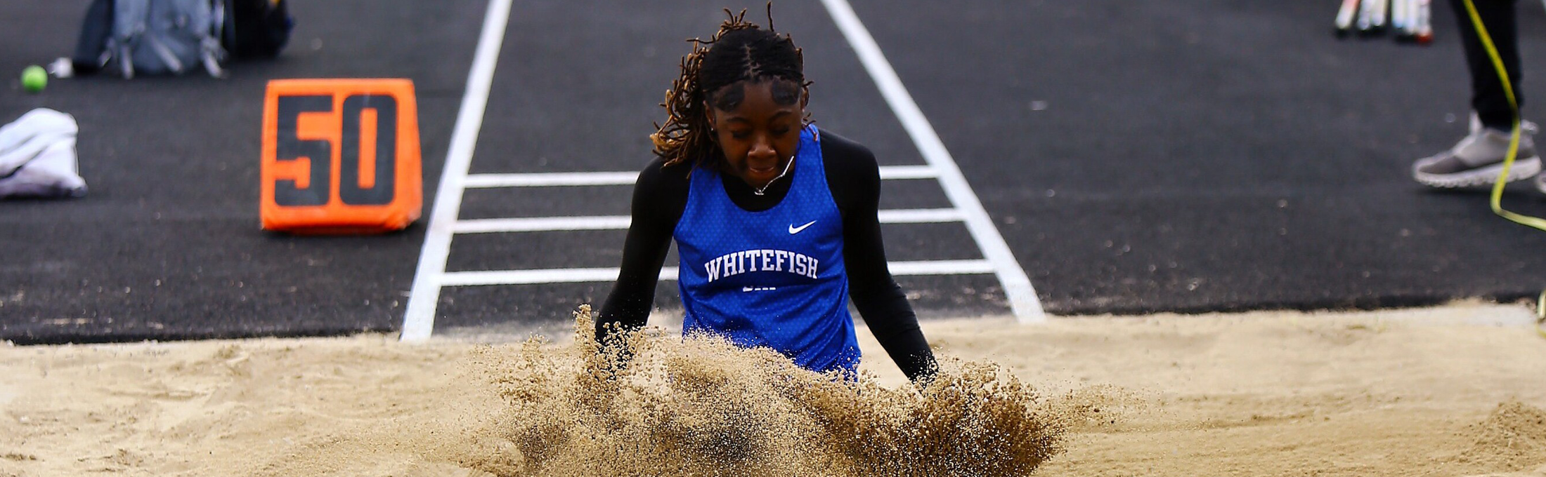 Girls long jumper