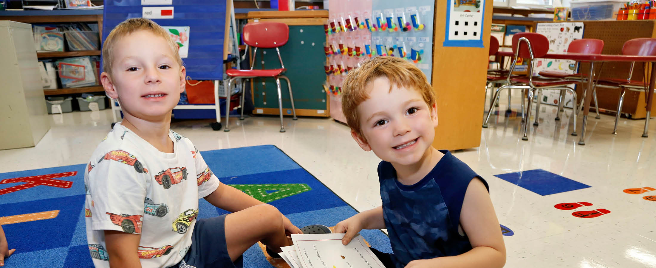 Smiling students
