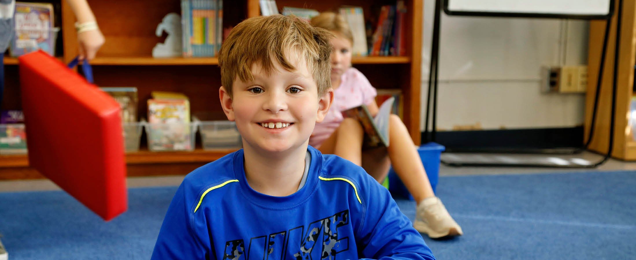 student smiling