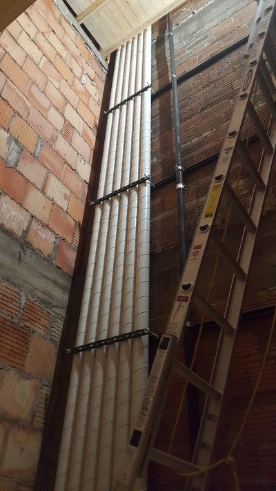 High School Chemical Storage Room Venting Work - Photo Number 2