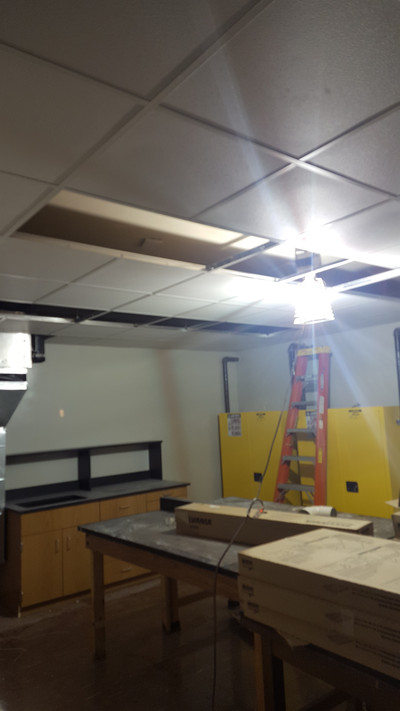 High School Chemical Storage Room Venting Work - Photo Number 3