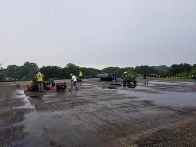 Fieldhouse Roof Tear Off and Replacement - Photo Number 1