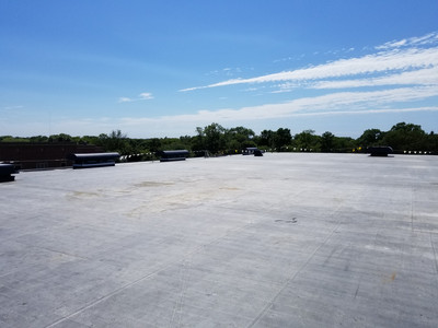 Fieldhouse Roof Tear Off and Replacement - Photo Number 2