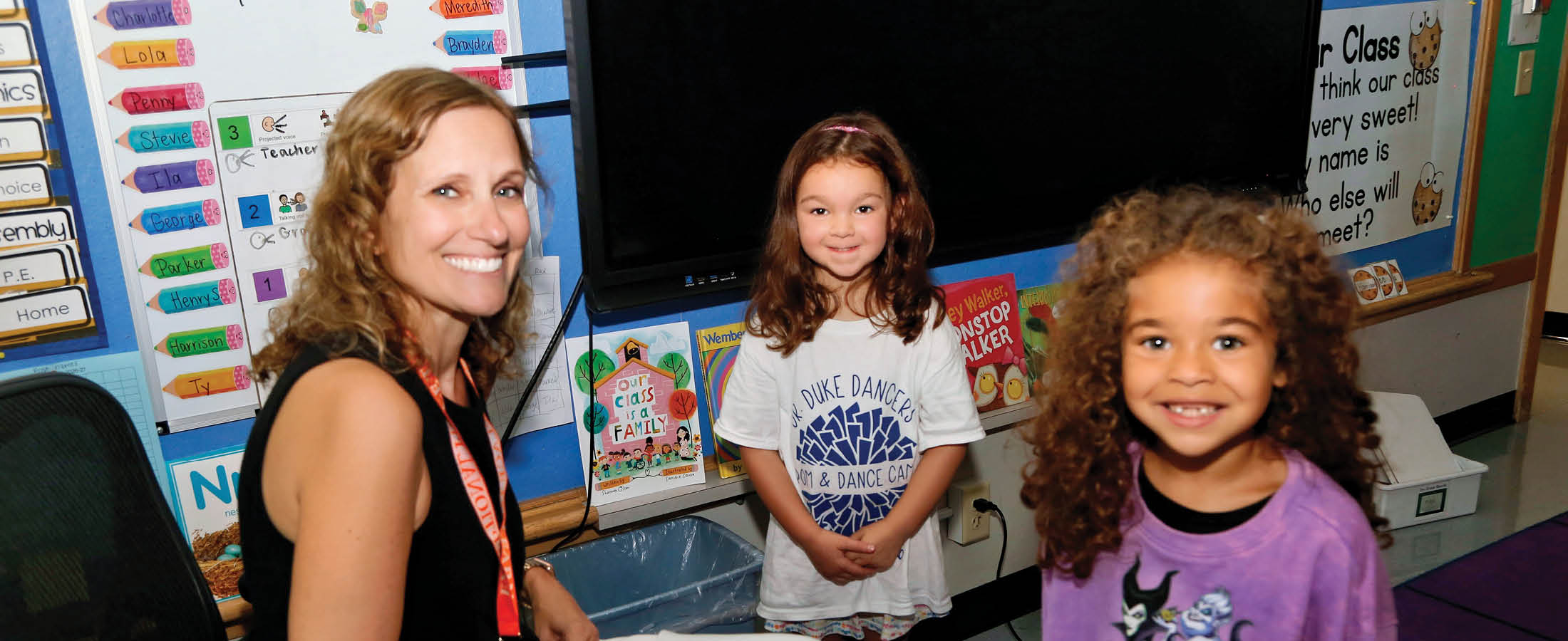Richards students and teacher