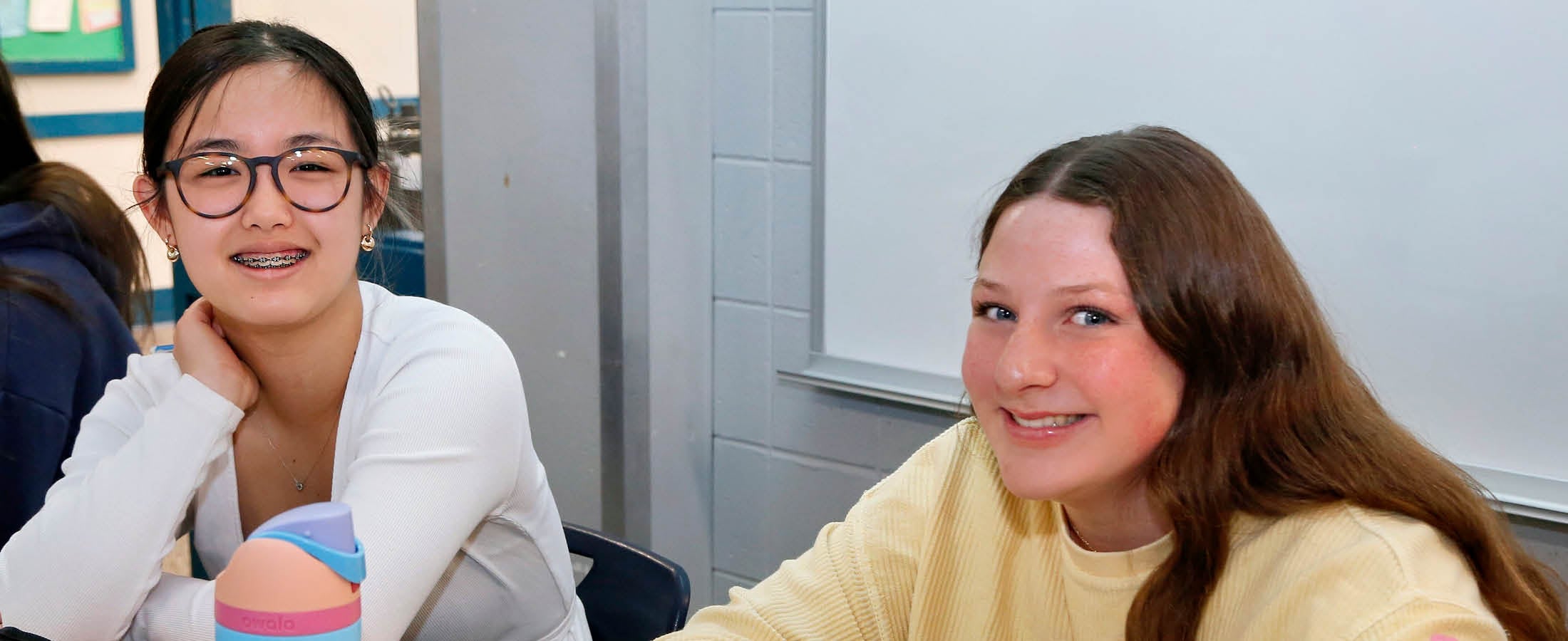 Smiling students
