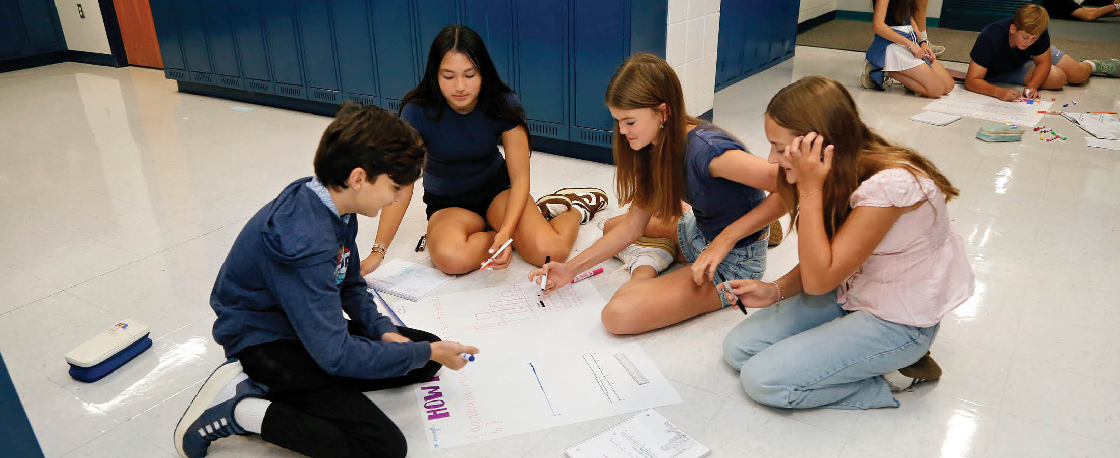 Students collaborating