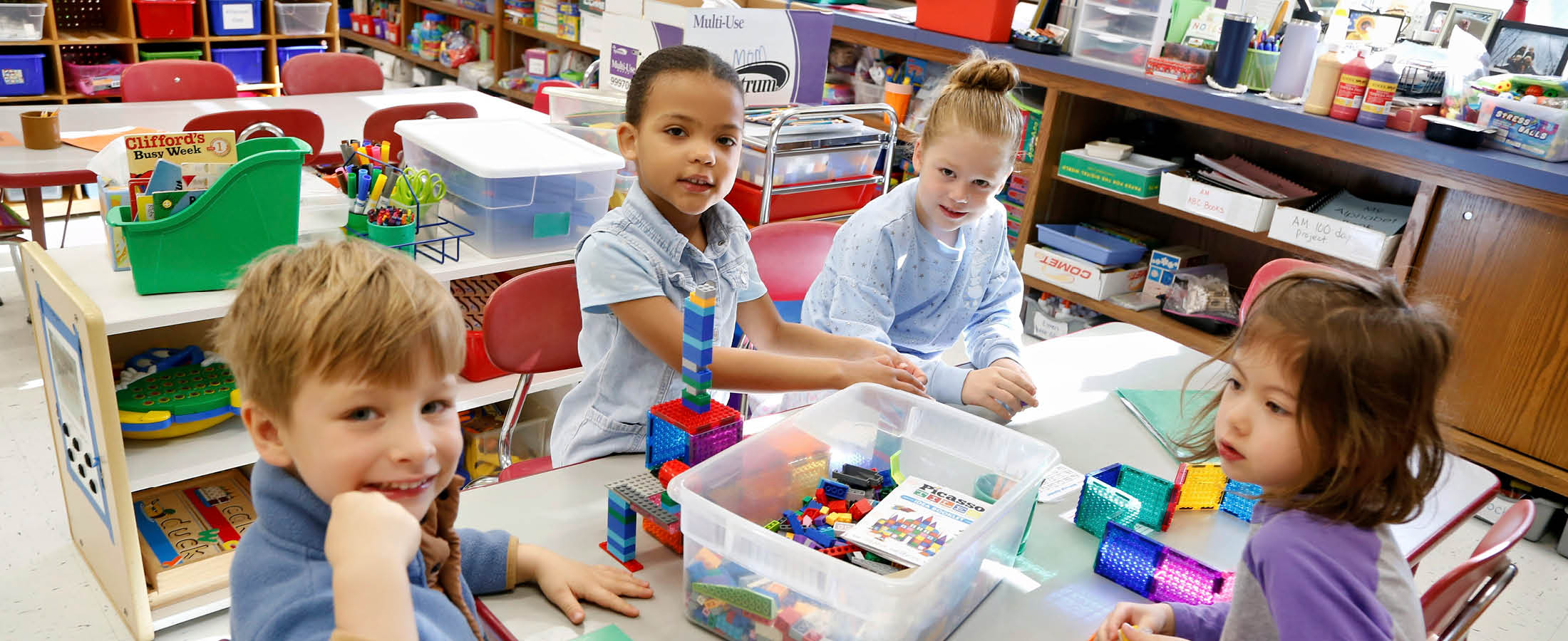 Students building