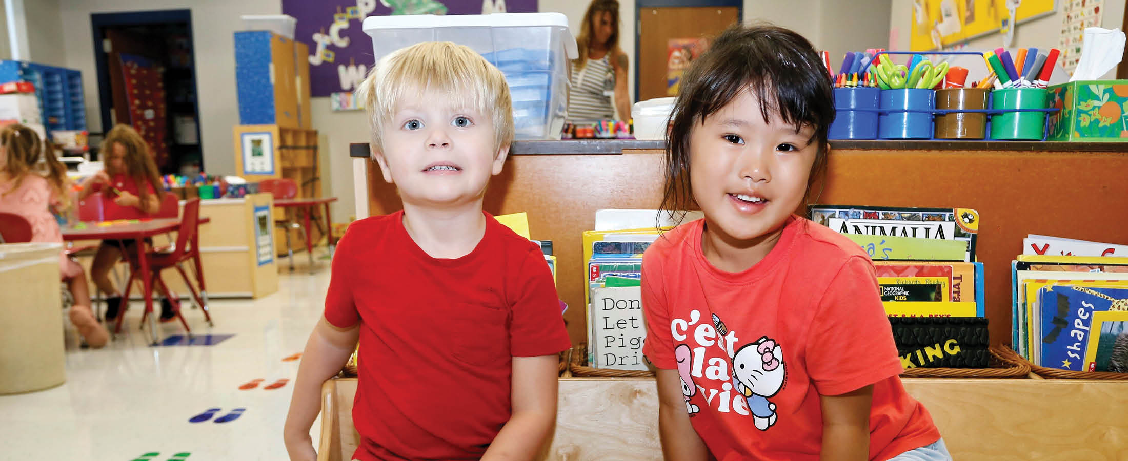 Students sitting together