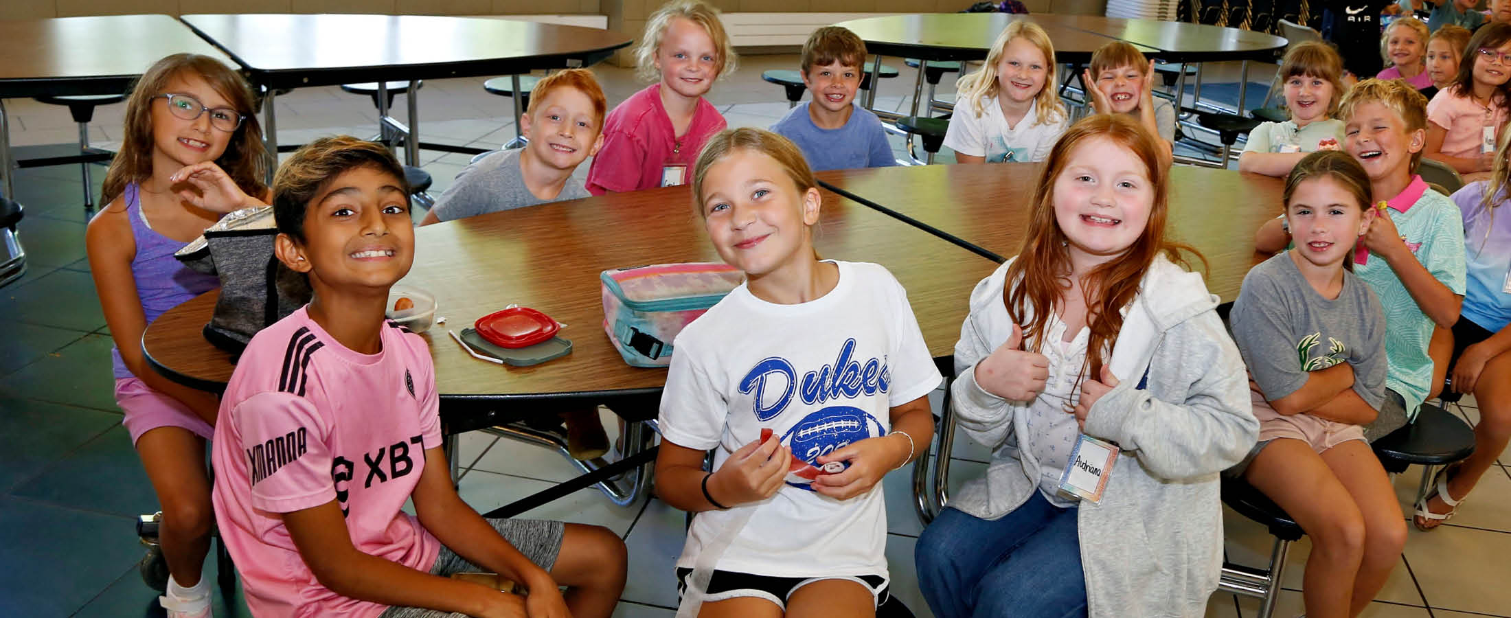 Smiling students