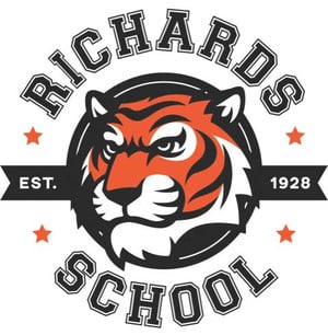 Richards school logo with tiger
