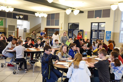 students participating in writers workshops