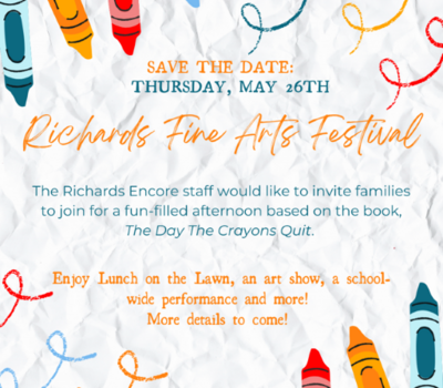 Save the Date: Fine Arts Festival