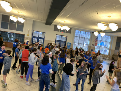 Students participating in the Kindness Retreat