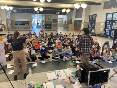 Students participating in the Kindness Retreat