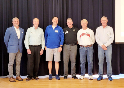 Veterans presenting at the School Meeting