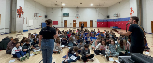 Students participating in the Kindness Retreat