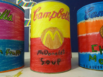Warhol Inspired Soup Cans - with a twist! - Photo Number 3