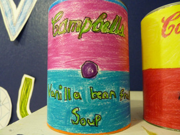 Warhol Inspired Soup Cans - with a twist! - Photo Number 4