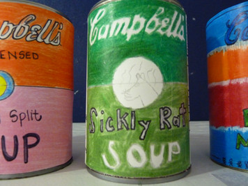 Warhol Inspired Soup Cans - with a twist! - Photo Number 7